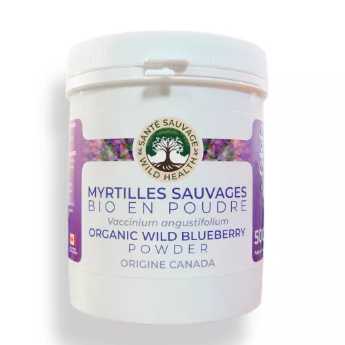 Myrtilles sauvages V. angustifolium 300g/500g (Canada) BIO - NOUVEAU PRODUCTEUR