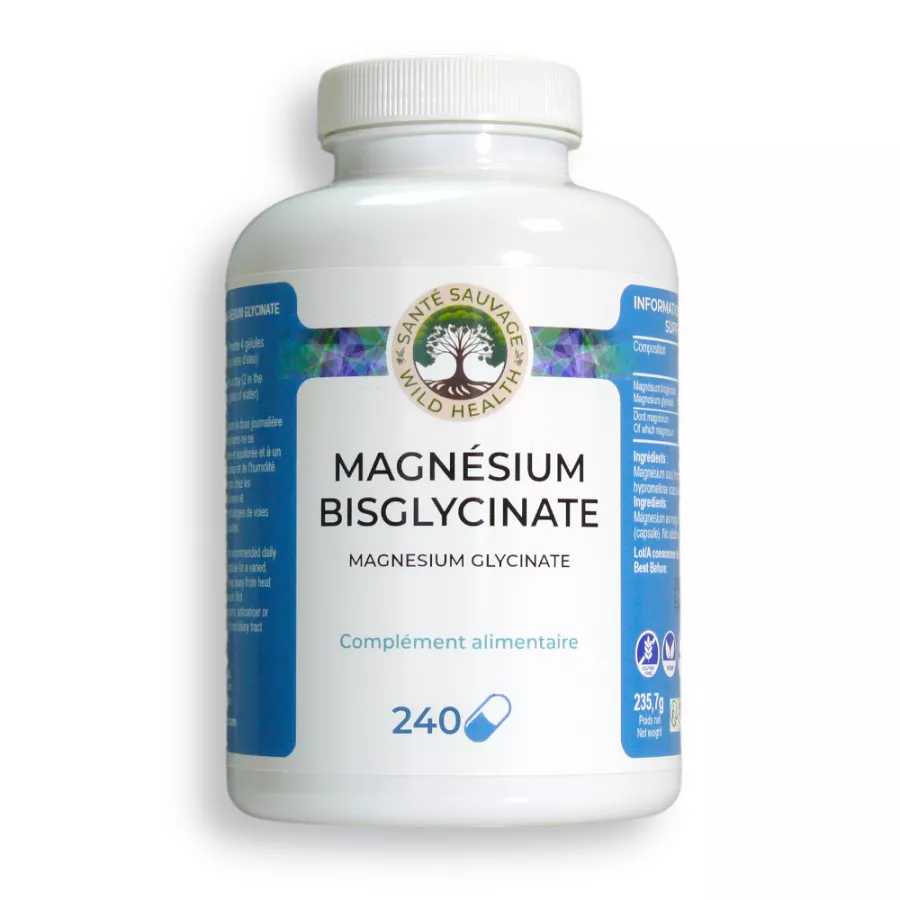 Magnesium Glycinate 100% Chelaté 240