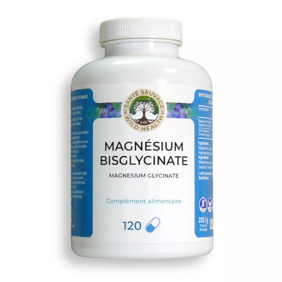 Magnésium Glycinate 120 gélules