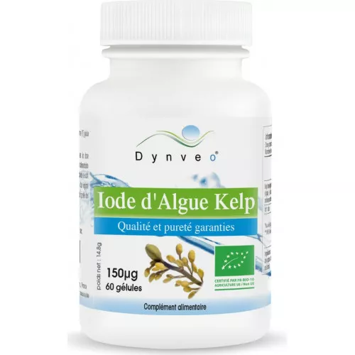 Iode BIO 150 μg, 100% NATUREL : Issu d'Algue Kelp